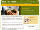 web design | Bliss Fine Food
